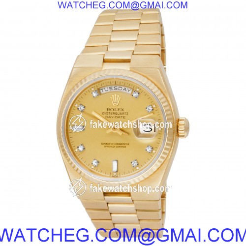 Rolex 19018 Day-Date Quartz Male 18k yellow gold 3