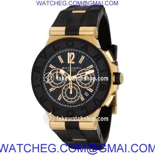 Bvlgari DG42BGVDCH Diagono Automatic Male 18k yellow gold 3