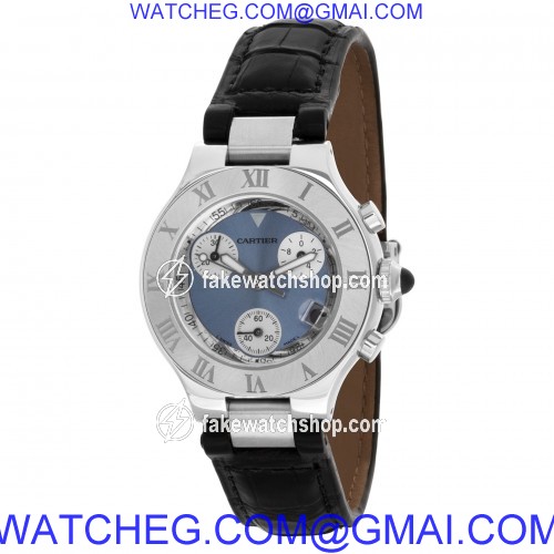 Cartier 2996 Chronoscaph 21 Quartz Unisex Stainless Steel 3