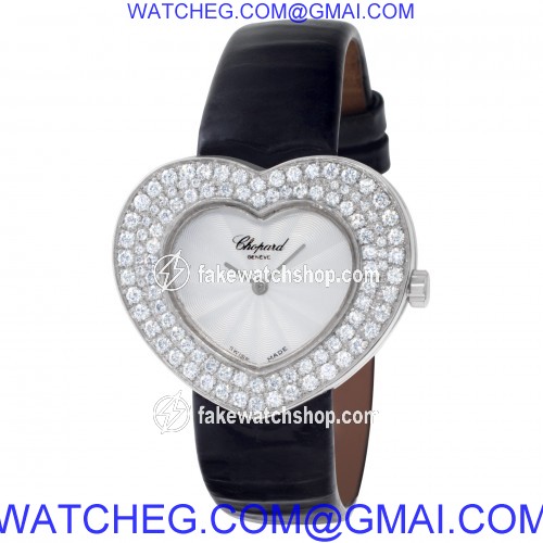 Chopard 5631 Heart Quartz Female 18k White Gold 3