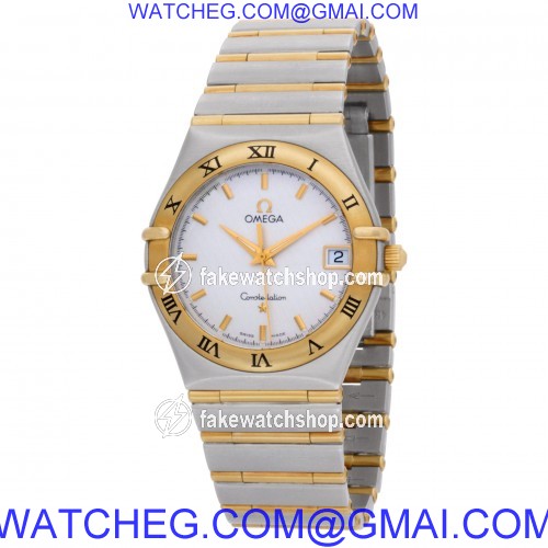 Omega 1212.30.00 Constellation Quartz Male 18k Yellow Gold 3