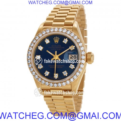Rolex 69138 Datejust Automatic Female 18k yellow gold 3