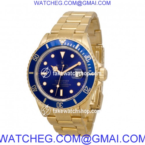 Rolex 16808 Submariner Automatic Unisex 18k yellow gold 3