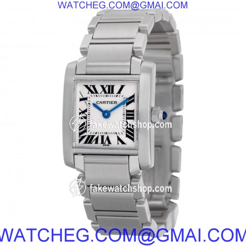 Cartier W51008Q3 Tank Francaise Quartz Female Stainless Steel 3