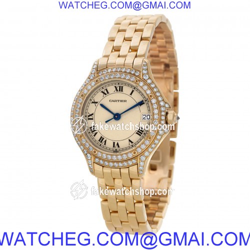 Cartier C887907 Cougar Quartz Female 18k yellow gold 3