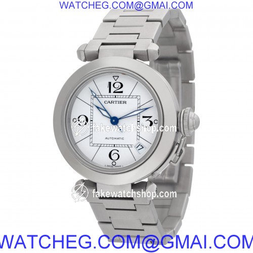 Cartier w31074M7 Pasha 35 Automatic Female Stainless Steel 3