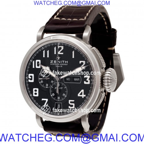 Zenith 03.2430.4054 Pilot Montre D Aeronef Automatic Male Stainless Steel 3