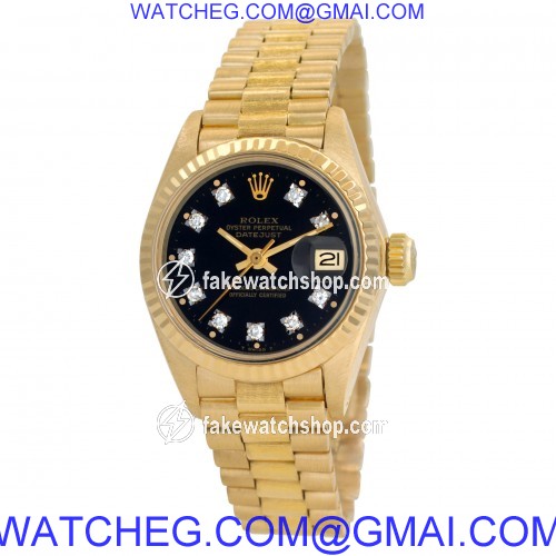 Rolex 6917 Datejust Automatic Female 18k Yellow Gold 3