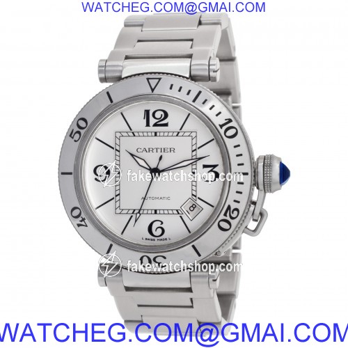 Cartier W31080M7 Pasha Automatic Male Stainless Steel 3