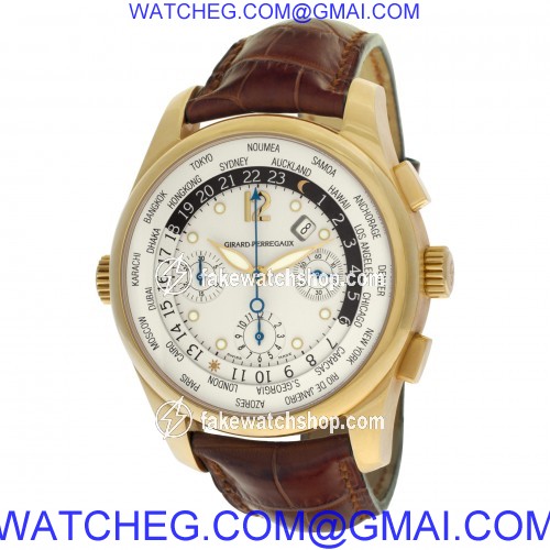 Girard Perregaux 4980 World Time Automatic Male 18k yellow gold 3