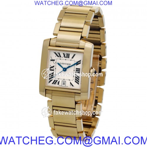 Cartier W50001R2 Tank Francaise Automatic Male 18k yellow gold 3