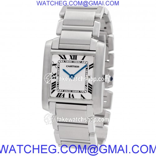 Cartier W51011Q3 Tank Francaise Quartz Unisex Stainless Steel 3