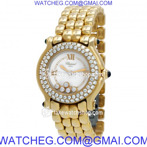Chopard 276151-23 Happy Sport Quartz Female 18k yellow gold 3