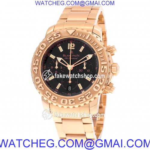 Blancpain 2285F-363063DBS Air Command Automatic Male 18k rose gold 3