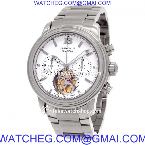 Blancpain Tourbillon Leman Automatic Male 18k White Gold 3