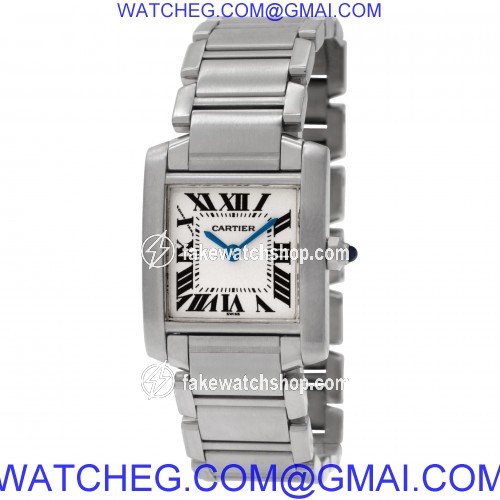 Cartier w51008q3 Tank Francaise Quartz Female Stainless Steel 3