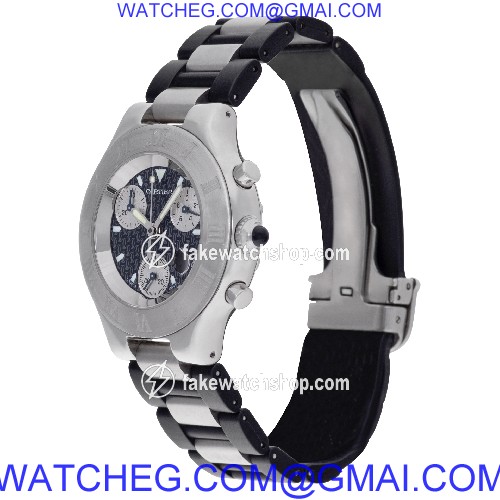 Cartier W10125U2 Chronoscaph 21 Quartz Male Stainless Steel 3
