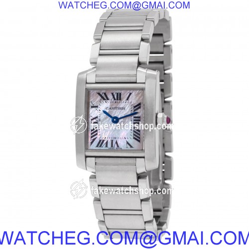 Cartier W51028Q3 Tank Francaise Quartz Female Stainless Steel 3