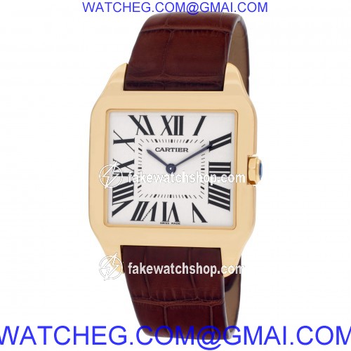 Cartier W2008751 Santos Dumont Manual Unisex 18k Yellow Gold 3