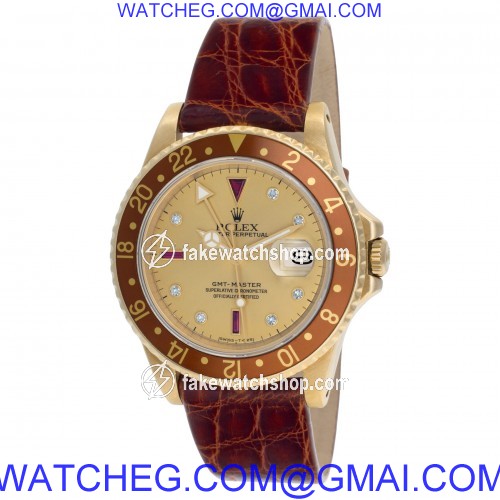 Rolex 16758 GMT-Master Automatic Male 18k yellow gold 3