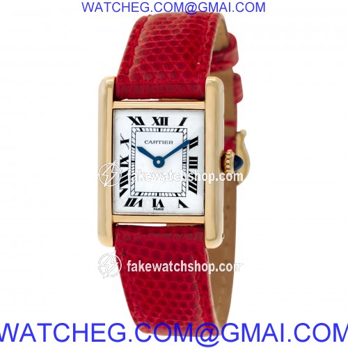 Cartier Cartier 1684 Tank Manual Female 18k yellow gold 3