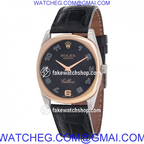 Rolex 4233/9 Cellini Manual Male 18k White and Pink Gold 3