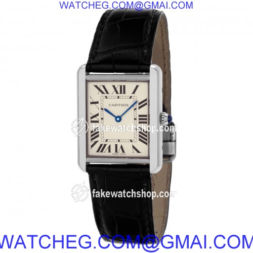 Cartier W5200003 Tank Solo Quartz Unisex Stainless Steel 3