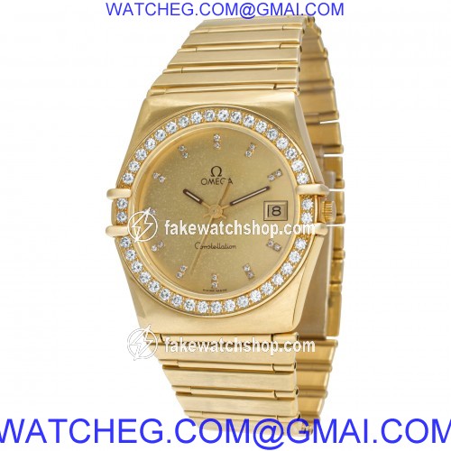 Omega 4961080 Constellation Quartz Unisex 18k yellow gold 3