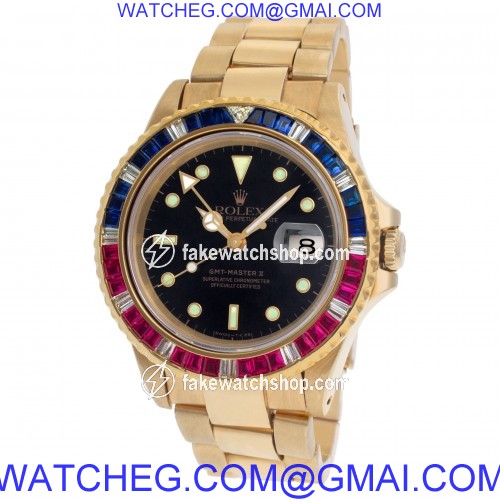 Rolex 16718 GMT-Master II Automatic Unisex 18k yellow gold 3