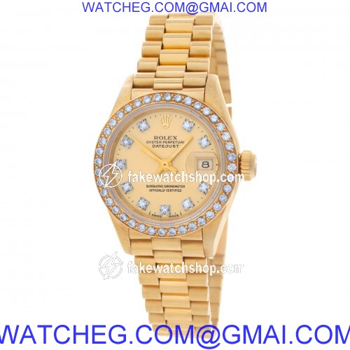 Rolex 6917 Datejust Automatic Female 18k yellow gold 3