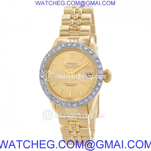 Rolex 6517 Datejust Automatic Female 18k yellow gold 3