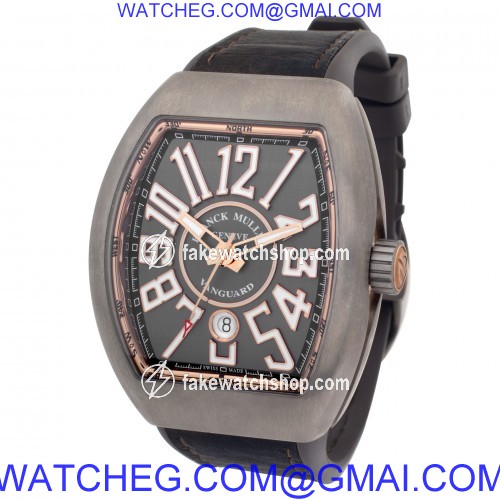 Franck Muller 45SCBLKBLKGRY Vanguard Automatic Male Titanium 3