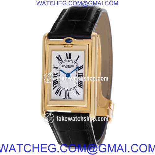 Cartier 2499D Basculante Manual Unisex 18k yellow gold 3