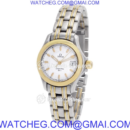 Omega 2381.21.00 Seamaster Quartz Female 18k gold & Stainless Steel 3