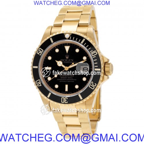 Rolex 16808 Submariner Automatic Unisex 18k yellow gold 3