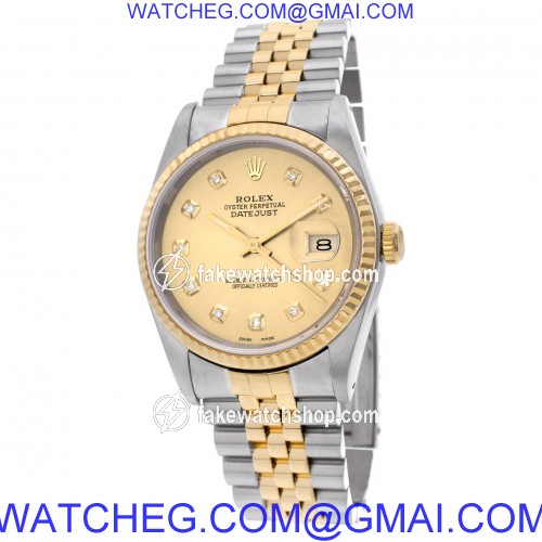 Rolex 16233 Datejust Automatic Unisex Stainless Steel 3