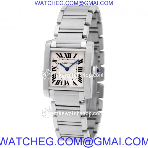 Cartier W51011Q3 Tank Francaise Quartz Female Stainless Steel 3
