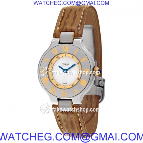 Cartier 1340 Must 21 Quartz Unisex Stainless Steel 3