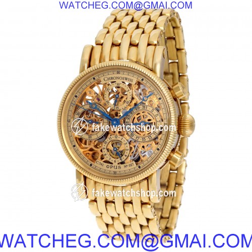 Chronoswiss CH7521 Opus Automatic Male 18k yellow gold 3