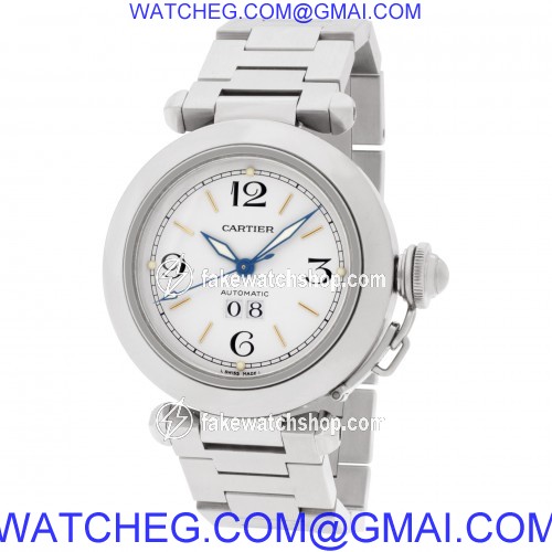 Cartier 2475 Pasha Automatic Unisex Stainless Steel 3