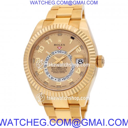Rolex 326938 Sky-Dweller Automatic Unisex 18k yellow gold 3