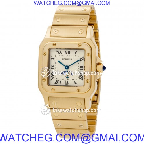 Cartier 819901 Santos Quartz Unisex 18k yellow gold 3