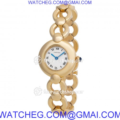 Cartier 1989-1 Colisee Quartz Female 18k yellow gold 3