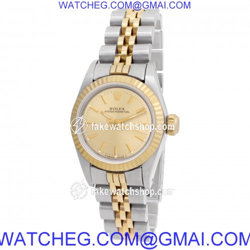 Rolex 67193 Oyster Perpetual Automatic Female Stainless Steel 3