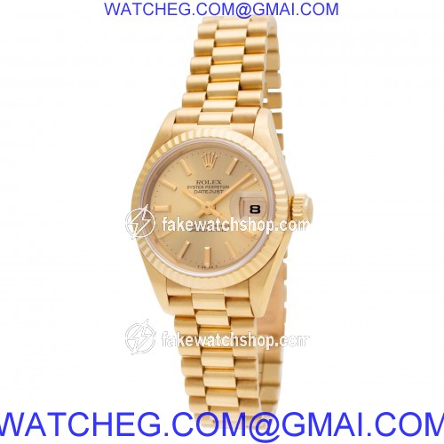 Rolex 69178 Datejust Automatic Female 18k yellow gold 3