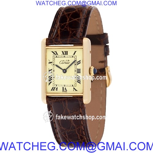 Cartier Cartier 1638 Tank Manual Unisex Vermeil 3