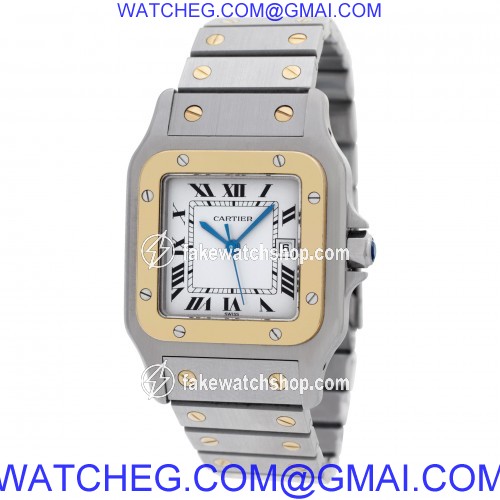 Cartier ac 23.80 Santos Automatic Unisex Stainless Steel 3