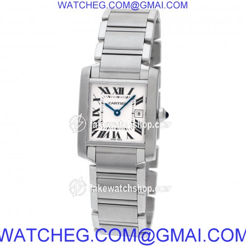 Cartier WSTA0005 Tank Francaise Quartz Male Stainless Steel 3