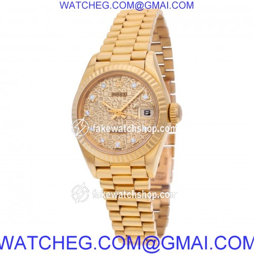 Rolex 69178 Datejust Automatic Female 18k yellow gold 3