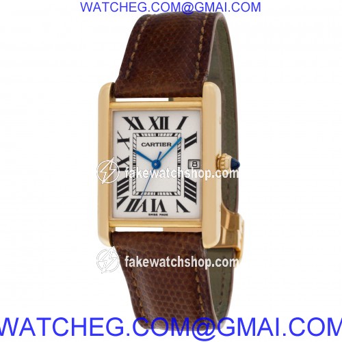 Cartier W1529756 Tank Louis Cartier Quartz Unisex 18k Yellow Gold 3